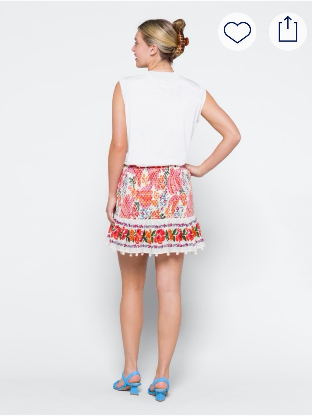 Farm Rio Spring Bananas Mini Skirt - Picture 2 of 4